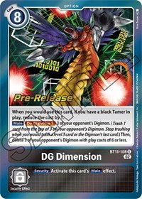 DG Dimension (BT11-108 R) [Dimensional Phase Pre-Release Cards]