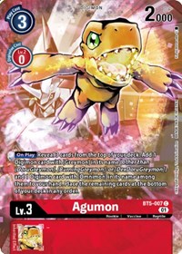Agumon - BT5-007 (Digimon Royal Knights Card Set) (BT5-007 C) [Battle of Omni]
