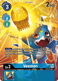 Veemon (Digimon Royal Knights Card Set) (ST9-02 U) [Starter Deck 09: Ultimate Ancient Dragon]