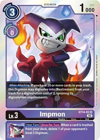 Impmon (ST14-02 SR) [Starter Deck 14: Beelzemon Advanced Deck Set]