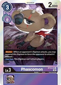 Phascomon (ST14-04 C) [Starter Deck 14: Beelzemon Advanced Deck Set]