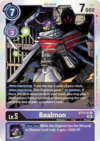 Baalmon (ST14-07 R) [Starter Deck 14: Beelzemon Advanced Deck Set]