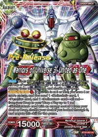 Paparoni // Warriors of Universe 3, United as One (BT20-002) [Power Absorbed Pre-Release Cards]