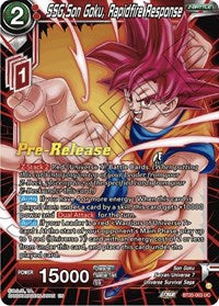 SSG Son Goku, Rapidfire Response (BT20-003) [Power Absorbed Pre-Release Cards]
