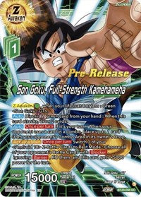 Son Goku, Full-Strength Kamehameha (BT20-056) [Power Absorbed Pre-Release Cards]