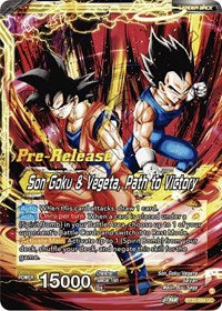 SS Vegito // Son Goku & Vegeta, Path to Victory (BT20-084) [Power Absorbed Pre-Release Cards]