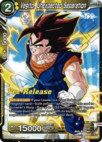 Vegito, Unexpected Separation (BT20-100) [Power Absorbed Pre-Release Cards]