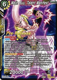 Majin Buu, Talent Manifest (BT20-107) [Power Absorbed Pre-Release Cards]