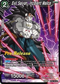 Evil Saiyan, Incipient Malice (BT20-129) [Power Absorbed Pre-Release Cards]