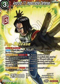 Android 17, Impeccable Defense (BT20-005) [Power Absorbed Pre-Release Cards]