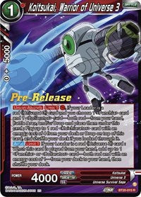 Koitsukai, Warrior of Universe 3 (BT20-015) [Power Absorbed Pre-Release Cards]