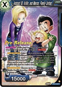Android 18, Krillin, and Maron, Family United (BT20-030) [Power Absorbed Pre-Release Cards]