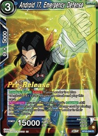 Android 17, Emergency Defense (BT20-044) [Power Absorbed Pre-Release Cards]