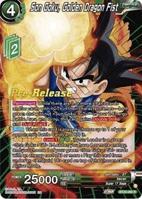 Son Goku, Golden Dragon Fist (BT20-060) [Power Absorbed Pre-Release Cards]