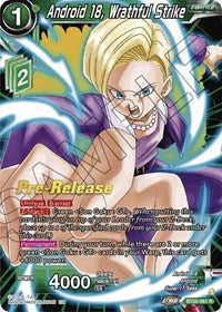Android 18, Wrathful Strike (BT20-061) [Power Absorbed Pre-Release Cards]
