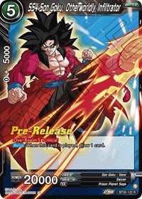 SS4 Son Goku, Otherworldly Infiltrator (BT20-122) [Power Absorbed Pre-Release Cards]