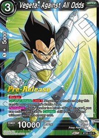 Vegeta, Against All Odds (BT20-123) [Power Absorbed Pre-Release Cards]
