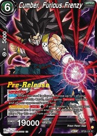 Cumber, Furious Frenzy (BT20-131) [Power Absorbed Pre-Release Cards]