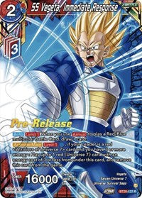SS Vegeta, Immediate Response (BT20-137) [Power Absorbed Pre-Release Cards]