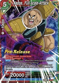 Nappa, Full-scale Attack (BT20-142) [Power Absorbed Pre-Release Cards]