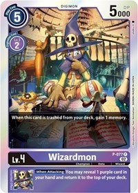 Wizardmon (Alternate Art) (P-077) [Starter Deck 14: Beelzemon Advanced Deck Set]