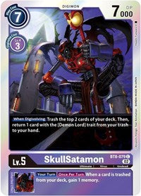 SkullSatamon (Alternate Art) (BT8-079) [Starter Deck 14: Beelzemon Advanced Deck Set]