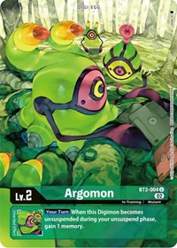 Argomon - BT2-004 (Alternate Art) (BT2-004 U) [Starter Deck 14: Beelzemon Advanced Deck Set]