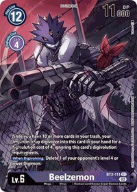 Beelzemon - BT2-111 (Alternate Art) (BT2-111 SEC) [Starter Deck 14: Beelzemon Advanced Deck Set]