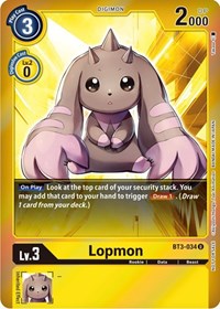 Lopmon (Event Pack 4) (BT3-034 U) [Release Special Booster 1.0]
