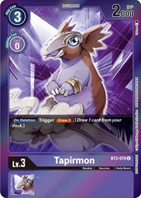 Tapirmon (Event Pack 4) (BT2-070 U) [Release Special Booster 1.0]