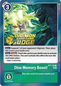 Dino Memory Boost! (Judge Pack 3) (BT7-102 C) [Next Adventure]
