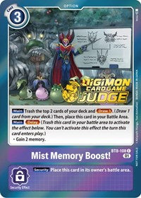 Mist Memory Boost! (Judge Pack 3) (BT8-108 C) [New Awakening]