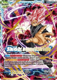 Goku Black // SS Rose Goku Black, the Beginning of the Return to Despair (Gold Stamped) (EX22-01) [Expansion Deck Box Set 22: Ultimate Deck 2023]