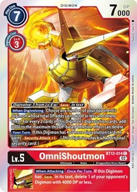 OmniShoutmon (Box Topper) (BT12-014 C) [Across Time]