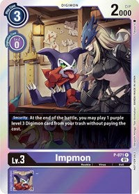 Impmon - P-071 (Limited Card Pack) (P-071 P) [Digimon Promotion Cards]