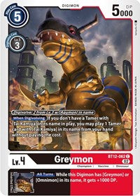 Greymon (BT12-062 C) [Across Time]
