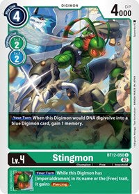 Stingmon (BT12-050 U) [Across Time]