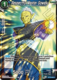 Respectful Master Gowasu (Reprint) (BT10-049) [Expansion Deck Box Set 22: Ultimate Deck 2023]
