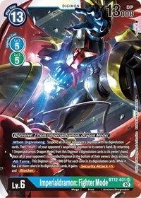 Imperialdramon: Fighter Mode (BT12-031 SR) [Across Time]
