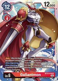 Gallantmon (BT12-018 SR) [Across Time]