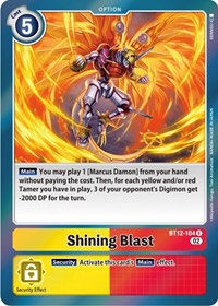 Shining Blast (BT12-104 R) [Across Time]