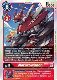 WarGrowlmon (BT12-016 R) [Across Time]