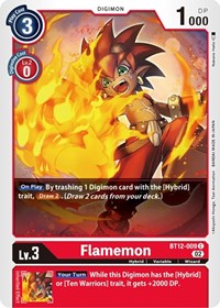 Flamemon (BT12-009 C) [Across Time]