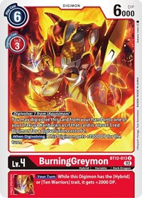 BurningGreymon (BT12-013 U) [Across Time]
