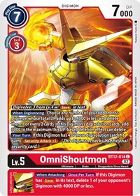 OmniShoutmon (BT12-014 C) [Across Time]