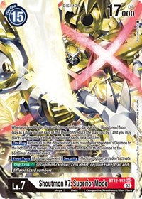 Shoutmon X7: Superior Mode (BT12-112 SEC) [Across Time]
