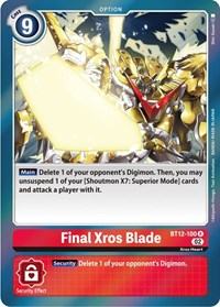 Final Xros Blade (BT12-100 R) [Across Time]