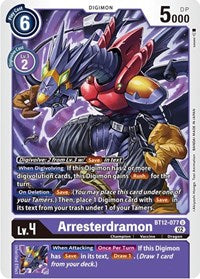 Arresterdramon (BT12-077 U) [Across Time]