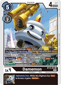 Damemon (BT12-063 U) [Across Time]
