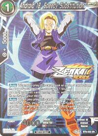 Android 18, Speedy Substitution (Event Pack 11) (BT8-033) [Tournament Promotion Cards]